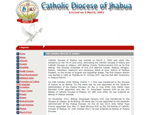 Tablet Screenshot of jhabuadiocese.org